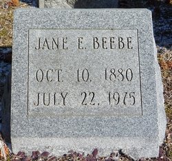 Jane E. <I>Curley</I> Beebe 