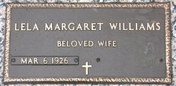 Mrs Lela Margaret <I>Light</I> Williams 