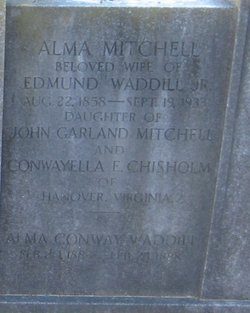 Alma Conway <I>Mitchell</I> Waddill 
