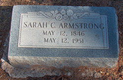 Sarah Amanda “Sallie” <I>Chriesman</I> Armstrong 