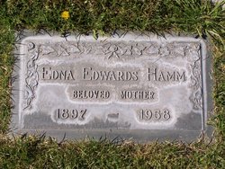 Edna Mabel <I>Langham</I> Hamm 