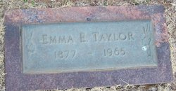 Emma Evelyn <I>Franklin</I> Taylor 