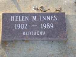 Helen Mary <I>Sparks</I> Innes 