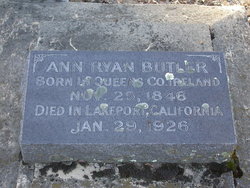 Ann <I>Ryan</I> Butler 