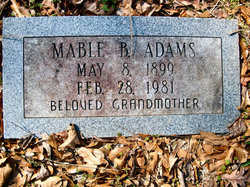 Mable Louise <I>Brown</I> Adams 