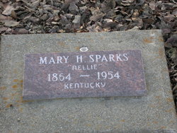 Mary H “Nellie” <I>McNamee</I> Sparks 