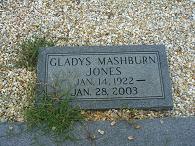 Gladys <I>Mashburn</I> Jones 