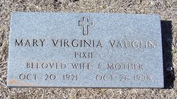 Mary Virginia <I>Johnson</I> Vaughn 