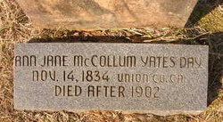Ann Jane Yates <I>McCollum</I> Day 