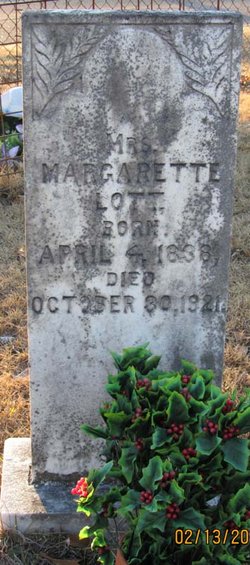Margarette “Grace” <I>Pounds</I> Lott 