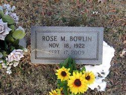 Rose Marie <I>Mitchell</I> Bowlin 