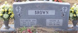 Elizabeth Ann <I>Jeter</I> Brown 