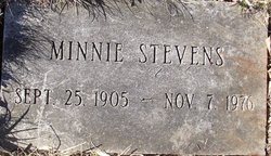 Minnie Lee <I>Surratt</I> Stevens 