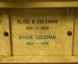 Elise B <I>Block</I> Coleman 