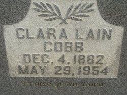 Clara Belle <I>Lain</I> Cobb 
