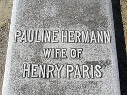 Pauline <I>Hermann</I> Paris 