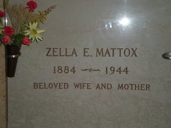 Zella Emelia <I>Wills</I> Mattox 