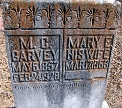 Mary Elizabeth <I>Jaggers</I> Garvey 