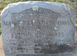 Mamie Mildred <I>Barksdale</I> Davis 