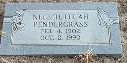 Nell Tullah <I>White</I> Pendergrass 