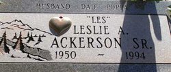 Leslie Armond “Les” Ackerson Sr.