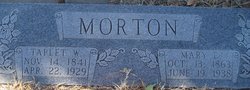 Tapelton Washington “Taplet” Morton 