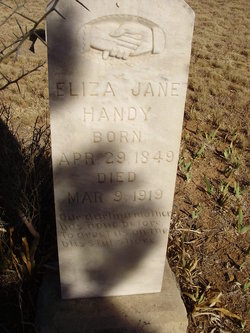 Eliza Jane “Jane” <I>Richardson</I> Handy 
