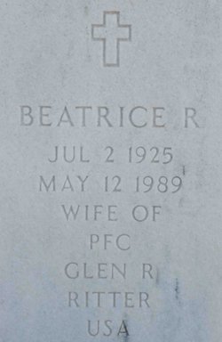 Beatrice Rebecca <I>Baxter</I> Ritter Clouse 