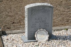 Alice Ophelia <I>Lindsey</I> Alford 