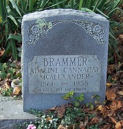Adaline <I>Cannaday</I> McAlexander Brammer 