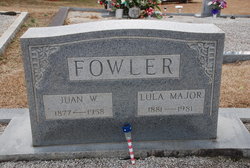 Lula Eleanor <I>Major</I> Fowler 