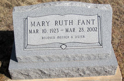 Mary Ruth Fant 
