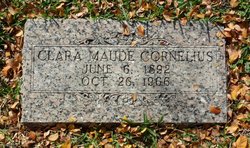 Clara Maude <I>Cullom</I> Cornelius 