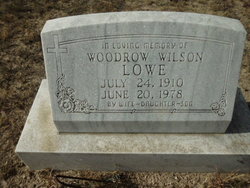 Woodrow Wilson “Tex” Lowe 