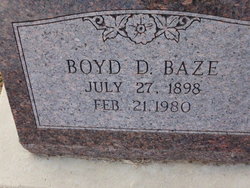 Boyd Dewey Baze 
