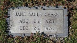 Jane <I>Sauls</I> Chase 