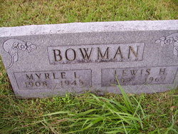 Myrle Leona <I>Shaw</I> Bowman 
