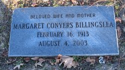 Margaret <I>Conyers</I> Billingslea 