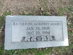 Katherine Joyce <I>Godfrey</I> Adams 