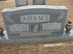 Wyanell <I>Roberts</I> Adams 