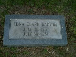 Edna <I>Clark</I> Barton 