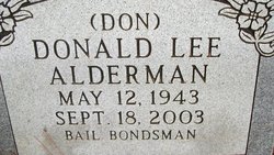 Donald Lee “Don” Alderman 