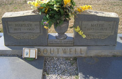 Martha Drucella “Mattie” <I>Manning</I> Boutwell 
