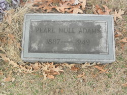 Pearl Curtis <I>Null</I> Adams 