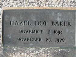 Hazel Dot <I>Brenner</I> Baker 