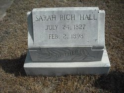 Sarah <I>Rich</I> Hall 