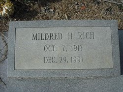 Mildred L. <I>Holder</I> Rich 