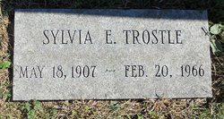 Sylvia Emma <I>Blosser</I> Trostle 