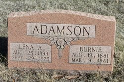 Lena A. <I>Burton</I> Adamson 