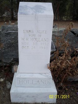 Emma Alice <I>Nixon</I> Holland 